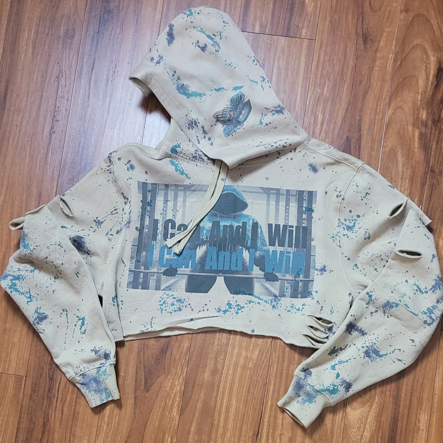 ICANANDIWILL CROP HOODIE