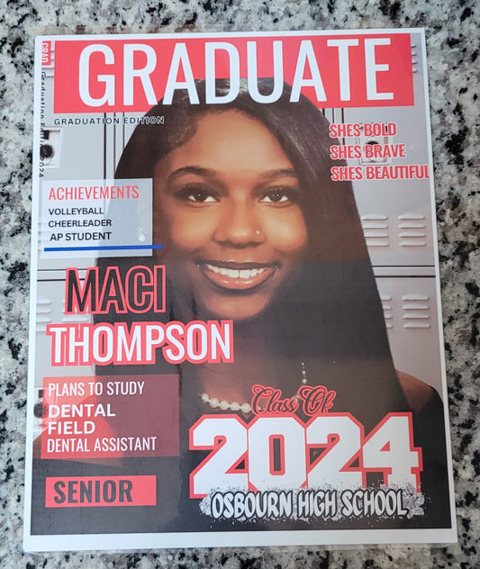 Graduation Magazine Cover (Laminated)