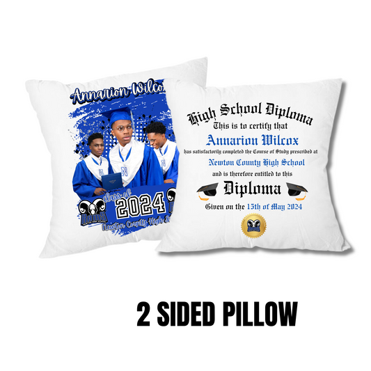 Graduation Pillows 2 sided